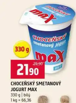 Terno CHOCEŇSKÝ SMETANOVÝ JOGURT MAX 330 g nabídka