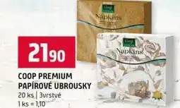 Terno COOP PREMIUM PAPÍROVÉ UBROUSKY 20 ks nabídka