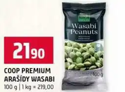Terno COOP PREMIUM ARAŠÍDY WASABI 100 g nabídka