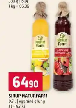 Terno SIRUP NATURFARM 0,7 l nabídka