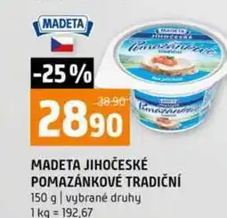 Terno MADETA JIHOČESKÉ POMAZÁNKOVÉ TRADIČNÍ 150 g nabídka