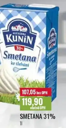 Ratio Smetana 31% nabídka