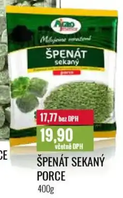 Ratio Agro Špenát sekaný porce nabídka