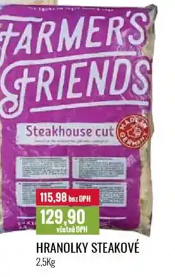 Ratio Hranolky steakové nabídka