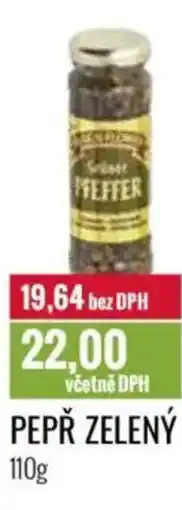 Ratio Pepř zelený nabídka