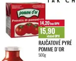 Ratio Rajčatové pyré pomme d'or nabídka