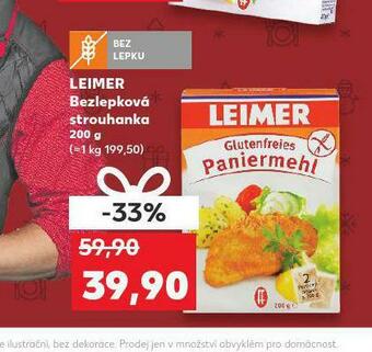 Kaufland Leimer bezlepková strouhanka nabídka