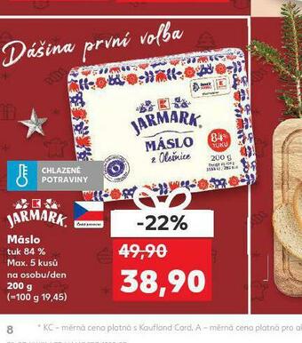 Kaufland Máslo nabídka