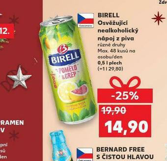 Kaufland Pivo birell nealko nabídka