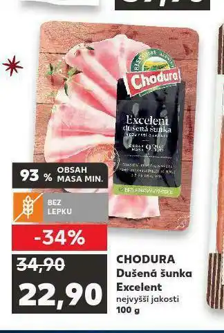 Kaufland Dušená šunka exc elent nabídka