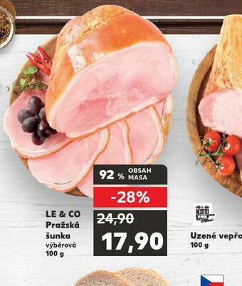 Kaufland Pražská šunka nabídka