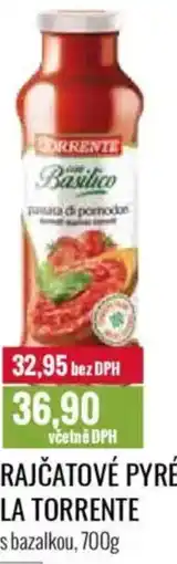 Ratio Rajčatové pyré la torrente s bazalkou nabídka