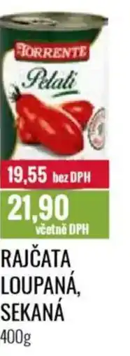 Ratio TORRENTE Rajčata loupaná, sekaná nabídka