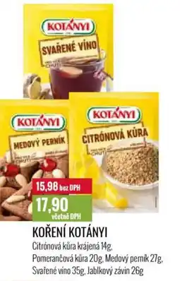 Ratio Koření kotányi nabídka