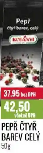 Ratio KOTANYI Pepř čtyř barev celý nabídka