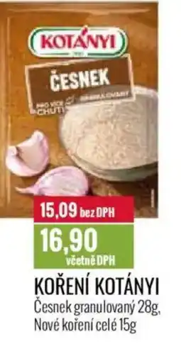 Ratio Koření kotányi nabídka