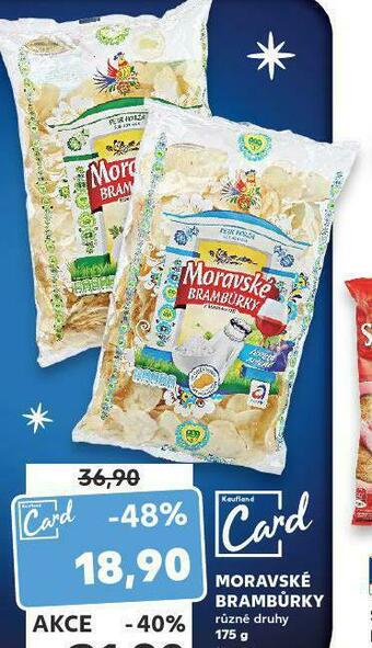 Kaufland Moravské brambůrky nabídka