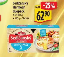 Albert Sedlčanský hermelín duopack nabídka