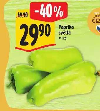 Albert Paprika světlá nabídka