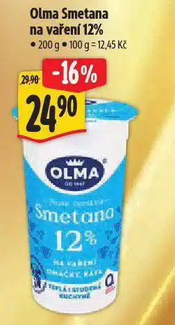 Albert Olma smetana na vaření 12% nabídka