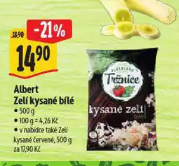 Albert Zelí kysané bílé nabídka