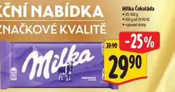 Albert Milka čokoláda nabídka