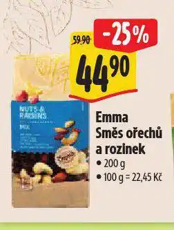 Albert Emma směs ořechů a rozinek nabídka