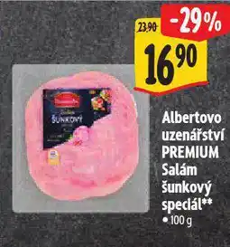 Albert Albertovo uzenářství premium salám šunkový speciál nabídka