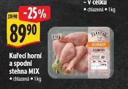 Albert Kuřecí horní a spodní stehna mix nabídka