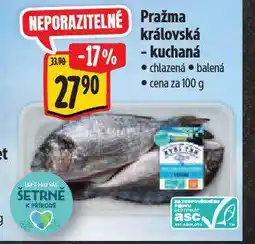 Albert Pražma královská - kuchaná nabídka