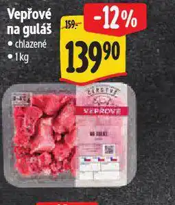 Albert Vepřové na guláš nabídka