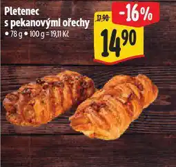 Albert Pletenec s pekanovými ořechy nabídka