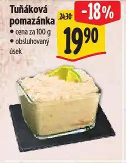 Albert Tuňáková pomazánka nabídka