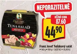 Albert Franz josef tuňákový salát nabídka