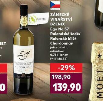 Kaufland Zámecké vinařství bzenec chardonnay nabídka