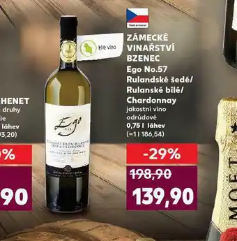 Kaufland Zámecké vinařství bzenec rulanské bílé nabídka