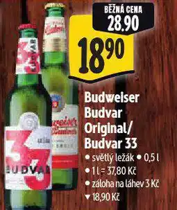 Albert Budweiser budvar 33 nabídka