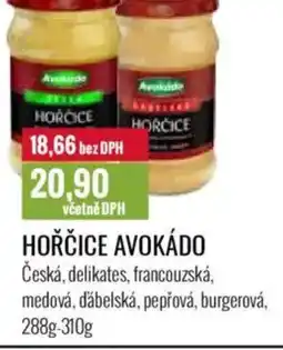 Ratio Hořčice avokádo nabídka