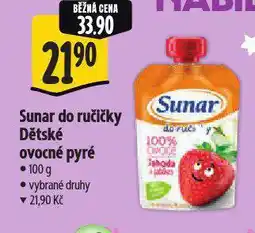 Albert Sunar do ručičky dětské ovocné pyré nabídka