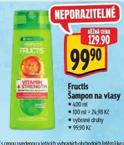 Albert Fructis šampon na vlasy nabídka