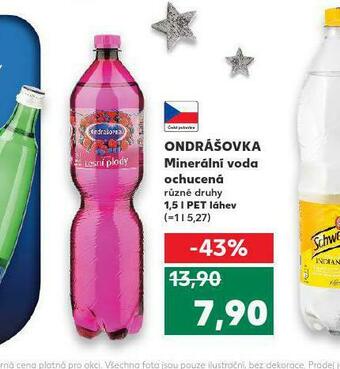 Kaufland Ondrášovka ochucená nabídka