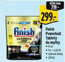 Albert Finish powerball tablety do myčky nabídka
