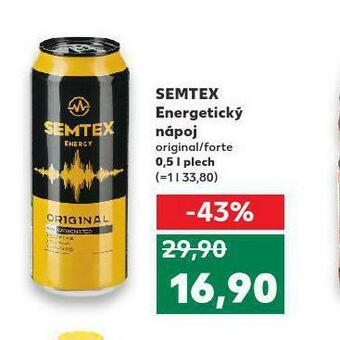 Kaufland Semtex energetický nápoj nabídka