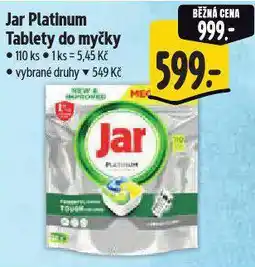 Albert Jar platinum tablety do myčky nabídka