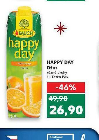 Kaufland Happy day džus nabídka