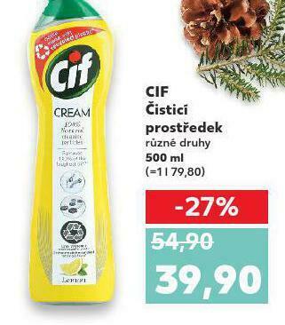 Kaufland Cif čistící prostředek nabídka