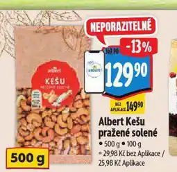Albert Kešu pražené nabídka