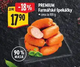 Albert Premium farmářské špekáčky nabídka