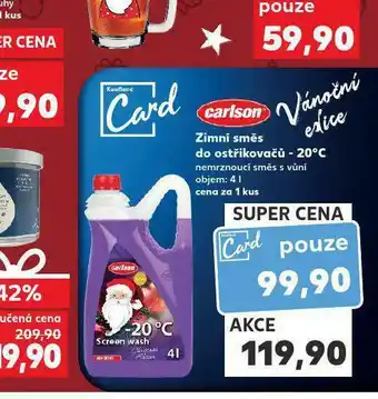Kaufland Carlson zimní směs do ostřikovačů nabídka