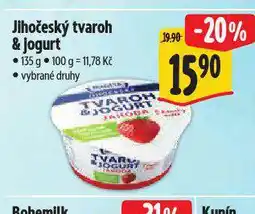 Albert Jihočeský jogurt & tvaroh nabídka
